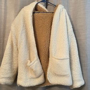 sherpa coat reversible